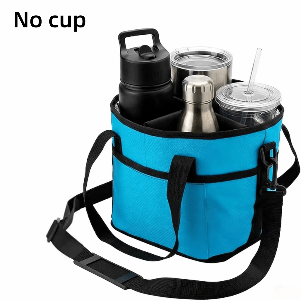 CarrySip™ 4-Cup Drink Carrier — Hands Free & Spill Proof