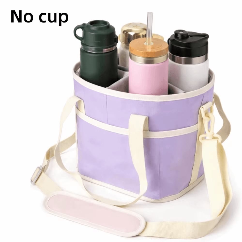 CarrySip™ 4-Cup Drink Carrier — Hands Free & Spill Proof