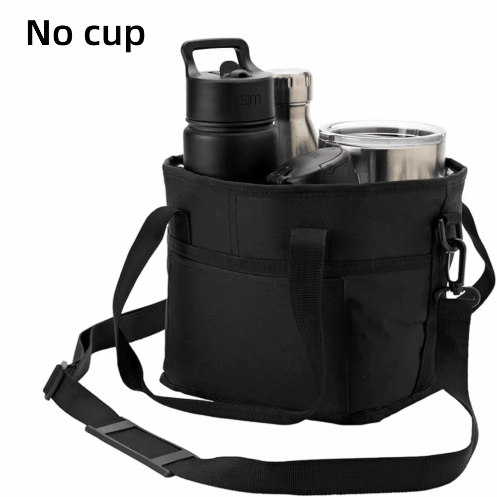 CarrySip™ 4-Cup Drink Carrier — Hands Free & Spill Proof